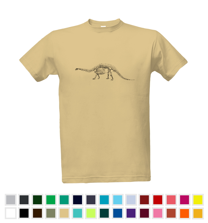 Tričko s potiskem Brontosaurus - Více barev | Pánské