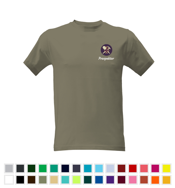 Tričko s potiskem Logo Prospektor s vlastní jmenovkou