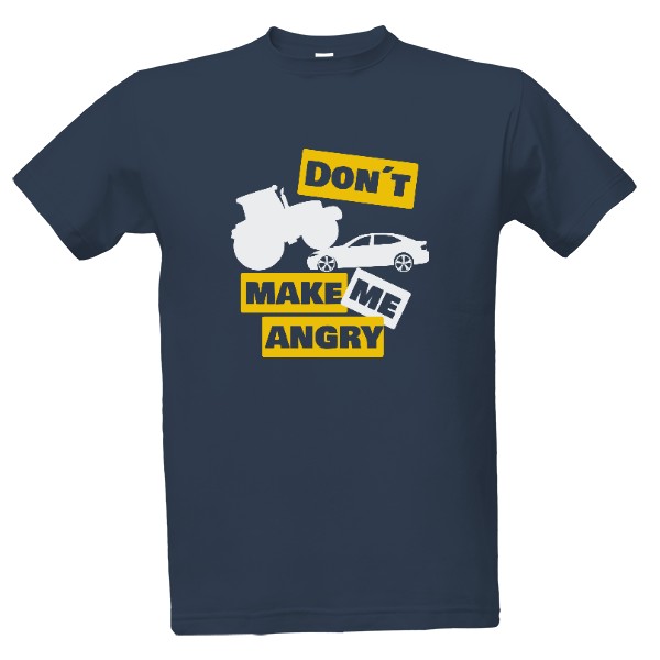 Tričko s potiskem Nerozčilujte traktoristu